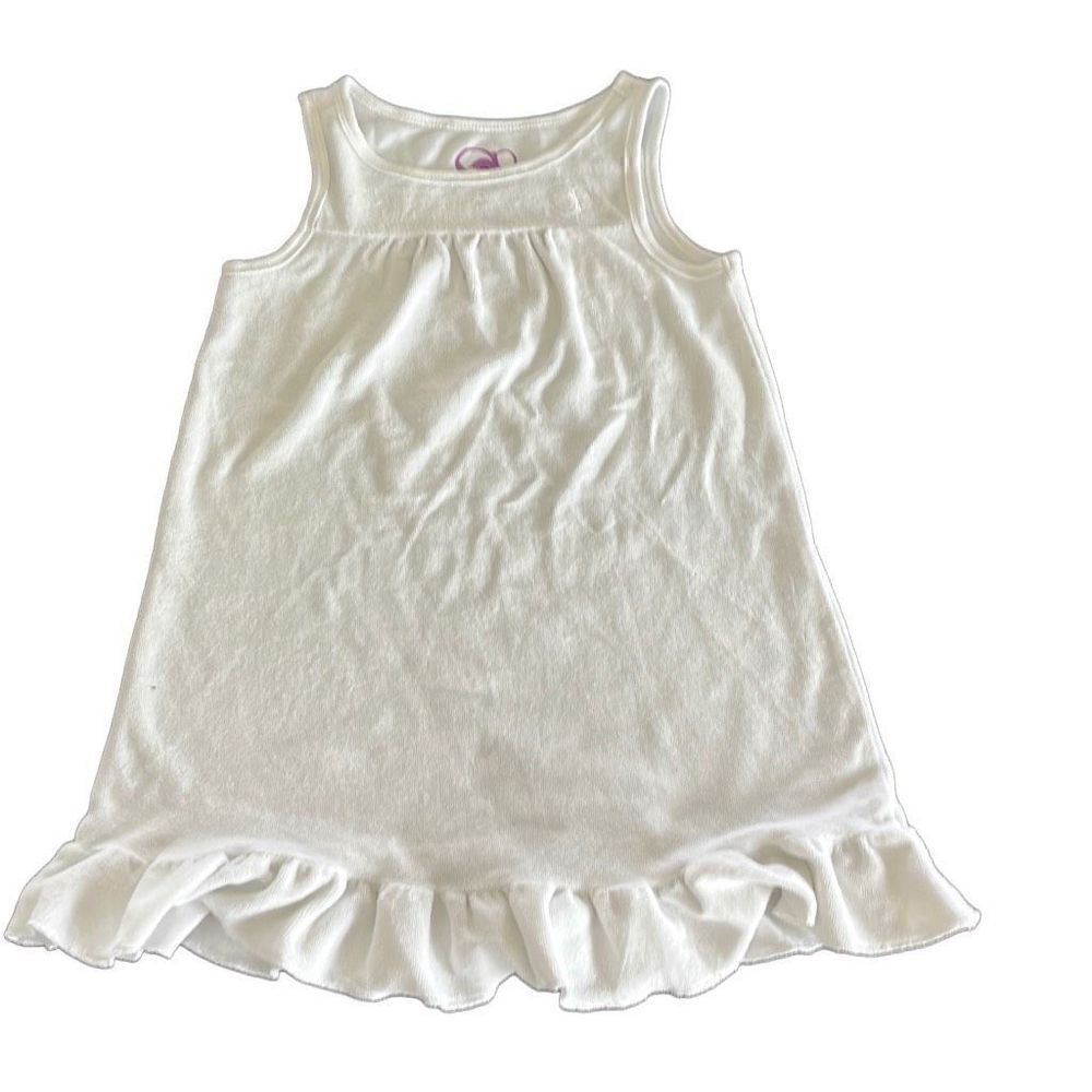 OP terrycloth white girl coverup/sundress